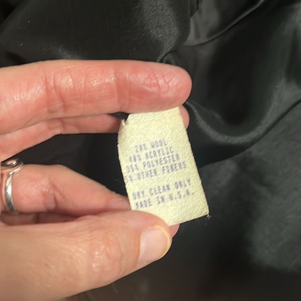 Vintage Women’s Tweed Double Breasted Suit Montefiore size 10, Back Zipper - Picture 13 of 17